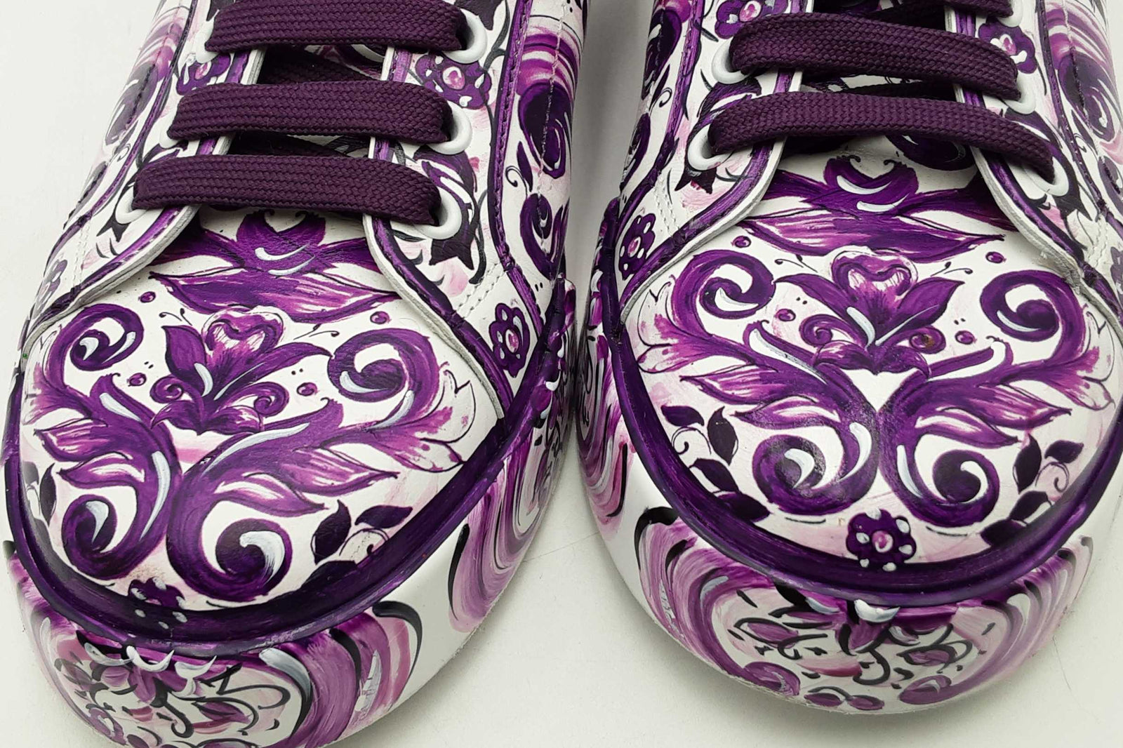Dolce & Gabbana Majolico Print Portofino Light Strobel Sneakers
