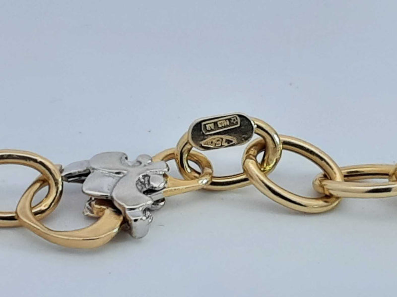 18k Yellow Gold 11.20g Link Chain 18 In Aa0525pcrsa
