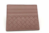 Bottega Venetta Intreciatto Leather Card Case Wallet Eb1026crsa
