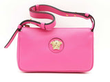 Versace La Medusa Fuchsia Leather Shoulder Bag Sd1025wzxde