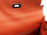 Hermes Kelly 25 Capucine Orange Epsom Palladium Shoulder Bag Do0723oxzxzde