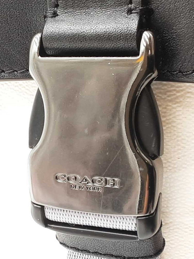 Coach Track Pack In Colorblock Signature Coated Canvas Fw0325wxdu