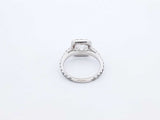 2.01 Cttw Diamond & 14k White Gold Halo Ring 2.8 Grams Size 5 Fw0124lrxzdu