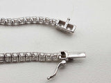1.76 Cttw Lab Grown Diamonds 14k Wg 3.6g Tennis Bracelet 6.75 In Do0726srxde