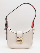 Christian Louboutin Mini Carasky White Leather Shoulder Bag Eb0526prxsa