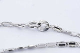 0.50ctw Diamond Pendant Necklace 18k White Gold 5.6 Grams 15.5 Inch Eb0426corde