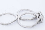 1.82cttw Diamond Wedding Set In 14k White Gold 5.8 Grams Size 5.5 Eb0226sxzde