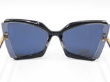 Tom Ford Gia Butterfly Sunglasses In Black Acetate With Grey Lenses Fw0726lordu