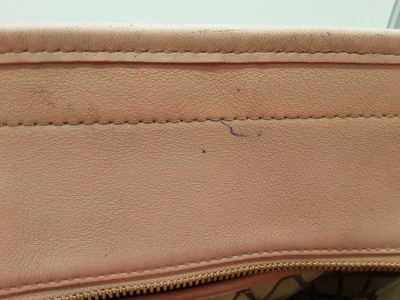 Mcm Toni Visetos Powder Pink Shopper Tote Bag Sd1025lrzde