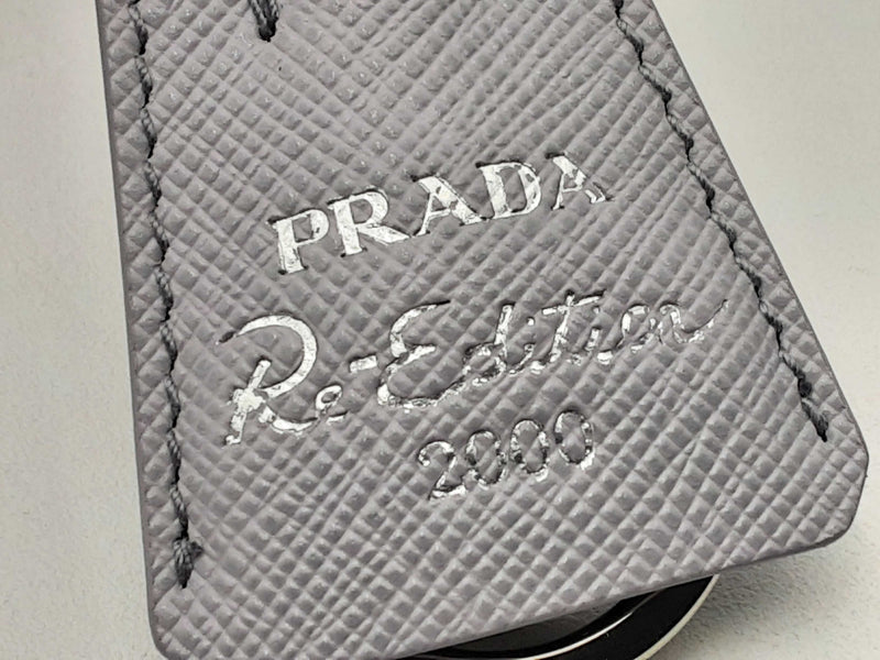 Prada Re-edition 2000 Crystal-embellished Mini Bag In Lilac Fw0524ooxzsa