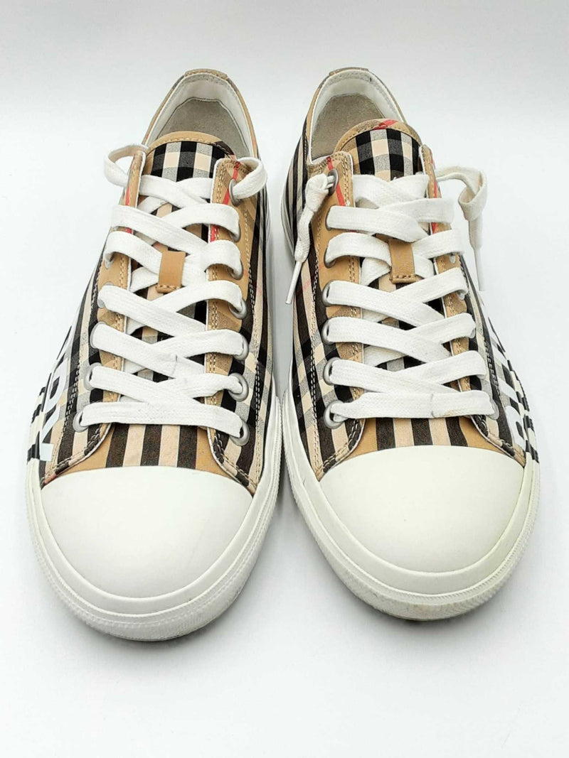 Burberry Larkhall Logo Archive Check Sneakers Size 42 Eb0924rxdu