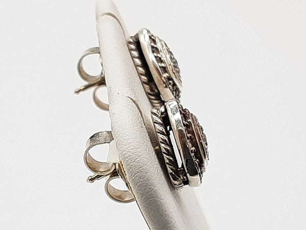 David Yurman Albion Diamonds 0.925 Silver 7.1g Stud Earrings Do1025oxzde
