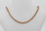 18k Yellow Gold Chain Necklace 12.4 Grams 18 Inch Eb0926cxzsa