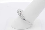 0.71cttw Diamond Ring In 10k White Gold 2.6 Grams Size 8 Eb0426wxzsa