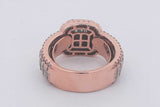 1.68cttw Diamond Ring In 14k Rose Gold 15.5 Grams Size 8.5 Eb0326llxzsa
