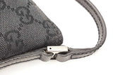 Gucci Black Gg Monogram Canvas Boat Pochette Eb0826lxzsa