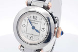 Cartier Pasha De Cartier 27mm Quartz Stainless Steel Watch Eb0126oixzdu
