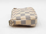 Louis Vuitton Mini Pochette In Damier Azur Coated Canvas Fw1125ozxdu