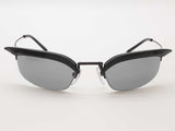 Prada Sprb50 Rectangular Metal Black Frames Gray Lens Sunglasses Do0326lcrde