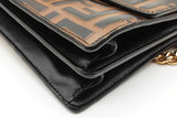 Fendi Kan U Zucca Ff Embossed Logo Shoulder Bag Eb0926pxzde