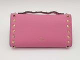 Valentino Garavani Rockstud Pink Calfskin Wallet Sd0925ozxde