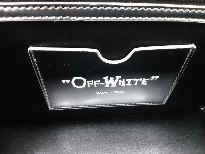 Off White Jitney 0.5 Silver Handbag Aa0725oxzsa