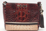 Brahmin Two Tone Croc Embossed Leather Crossbody Bag Eb0226pxsa
