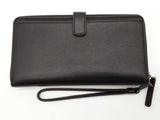 Tumi Belden Black Leather Travel Wristlet Wallet Do0825rxde