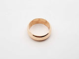 14k Yellow Gold Wide Wedding Band 6.9 Grams Size 6 Fw0425ozxdu