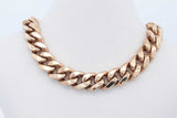 10k Yellow Gold Cuban Link Chain Necklace 27.5 Grams 18 Inch Eb0726llxzde