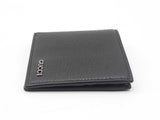Gucci Logo Bifold Wallet In Black Grained Leather Fw0526lordu