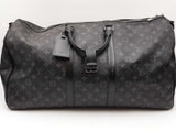 Louis Vuitton Monogram Eclipse Keepall 55 Bandoulière Bag Sd0726rzxdu
