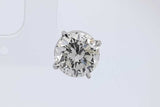 4.72ctw Diamond Stud Earring In 14k White Gold 2.1 Grams Eb1025ixxzsa