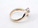 0.50 Cttw Diamond & 14k Yellow Gold Bypass Ring 4.6 Grams Size 6 Fw0926wrxdu