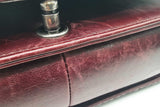 Chanel Quilted Burgundy Leather  Chain Aroung Boy Bag Eb0726lixzde