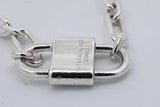 Tiffany & Co. 1837 Double Lock Sterling Silver Bracelet 7.1g 8 Inch Eb0426oxzsa