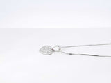 0.30 Cttw Diamond & 18k Gold Heart Pendant Necklace 3.3 Gram 16 Inch Fw0926wozdu