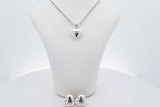 Tiffany & Co. 925 Return To Tiffany Full Heart Necklace & Earrings Eb0526orxsa