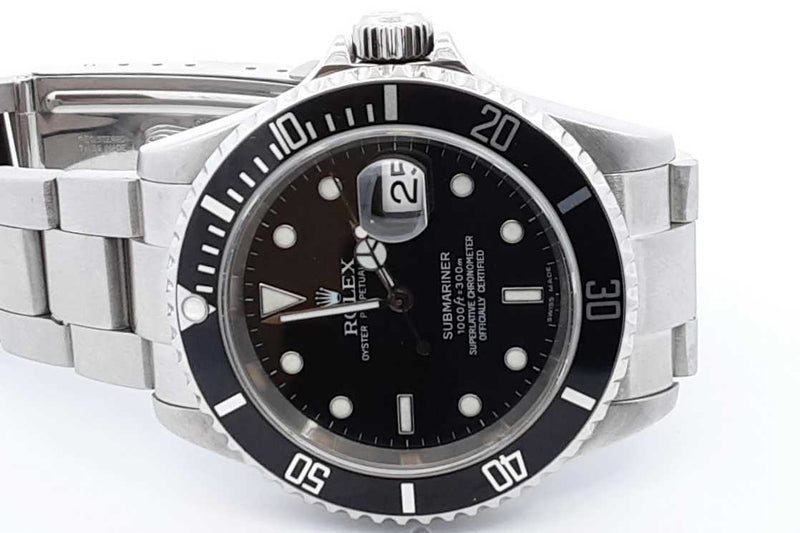 Rolex Oyster Perpetual Submariner Stainless Steel Watch 40mm Eb0624pxxzdu