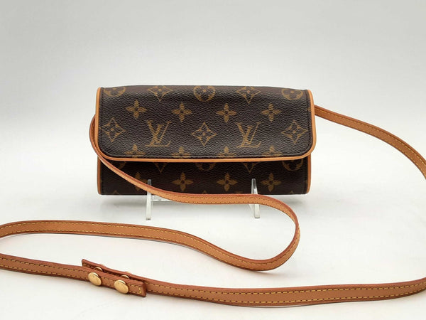 Louis Vuitton Monogram Twin Pochette Crossbody Bag Aa0425iozsa