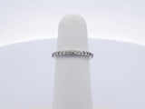 0.64 Cttw Diamond & 14k White Gold Eternity Ring Size 4.75 1.8 Grams Fw0425lordu