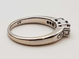 0.30 Cttw Diamonds 14k White Gold 3.5g Ring Size 5.5 Do0325ooxde