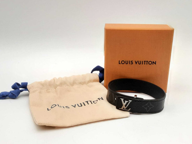 Louis Vuitton Lv Slim Monogram Eclipse Bracelet 9 Inch Sd0825lrzsa