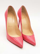 Christian Louboutin Pigalle Follies Pink Patent Leather Pumps Size 37 Eb225lrxsa