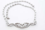 Approx. 9.48ctw Diamond Choker Necklace Platinum 40 Grams 14.5 Inch Eb0924irxzdu