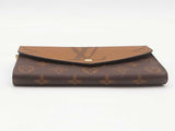 Louis Vuitton Reversed Monogram Sarah Wallet Brown Aa1025wrxsa