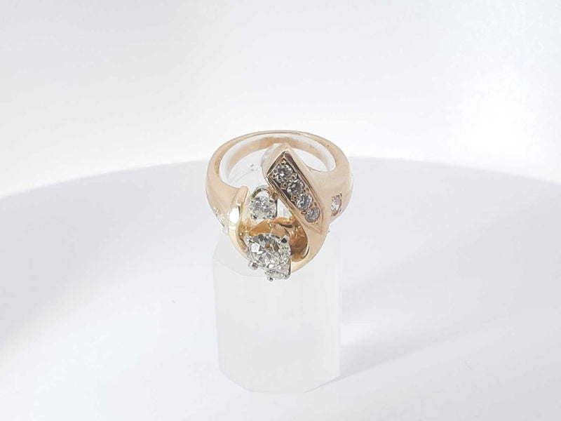 1.3ctw Diamonds 14k Yellow Gold 8.2 Grams Ring Size 6.5 Sd0625lzxzsa