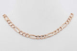 14k Yellow Gold Figaro Chain Necklace 8.6 Grams 23 Inch Eb0426prxsa