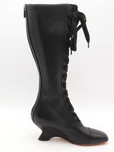 Dior Naughtily-d Wedge Boots Black Size 37 Aa1125wxzsa