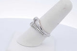 1.26cttw Lab Grown Diamond Ring In 14k White Gold 5.33 Grams Size 7 Eb0726llxzde